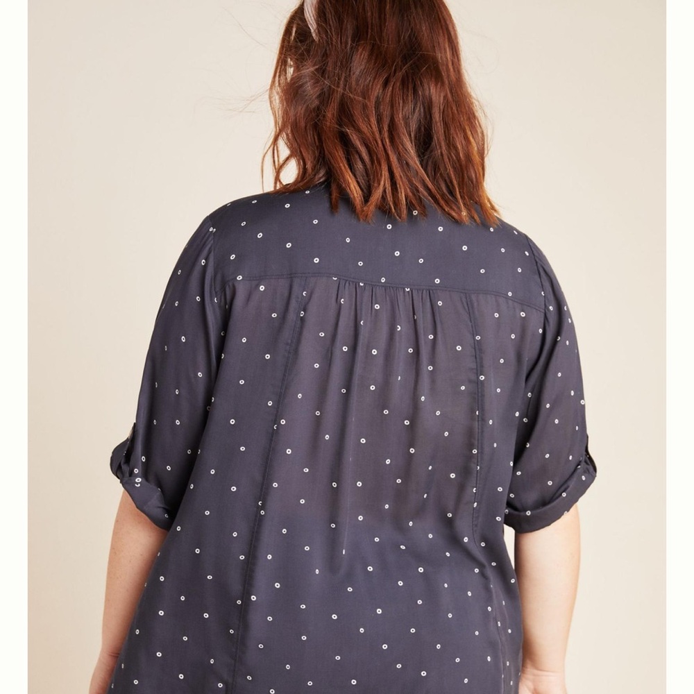NWOT Maeve Monika button down tunic Anthropologie - Picture 6 of 13